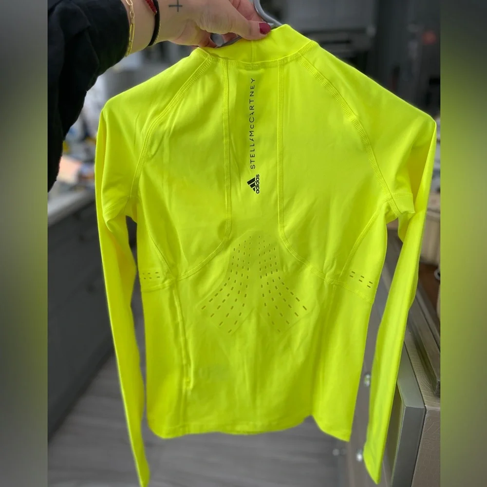Adidas by Stella McCartney Neon Yellow Sweater - Picture 2 of 11